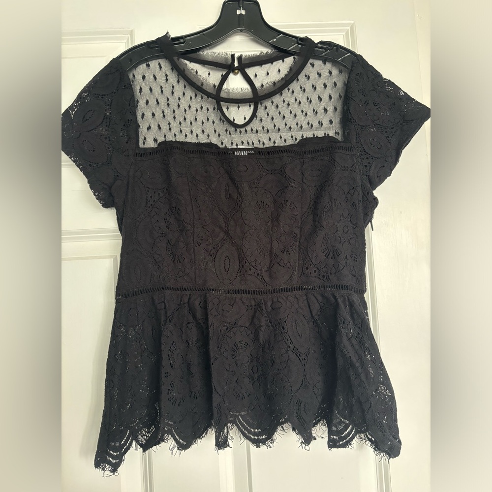 Black Lace Top